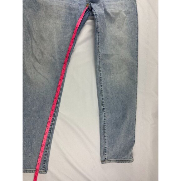 Todd Snyder Jeans Mens 32x30 Blue Stretch 5-Pocket Slim Fit Light/Mid Wash - Picture 10 of 11